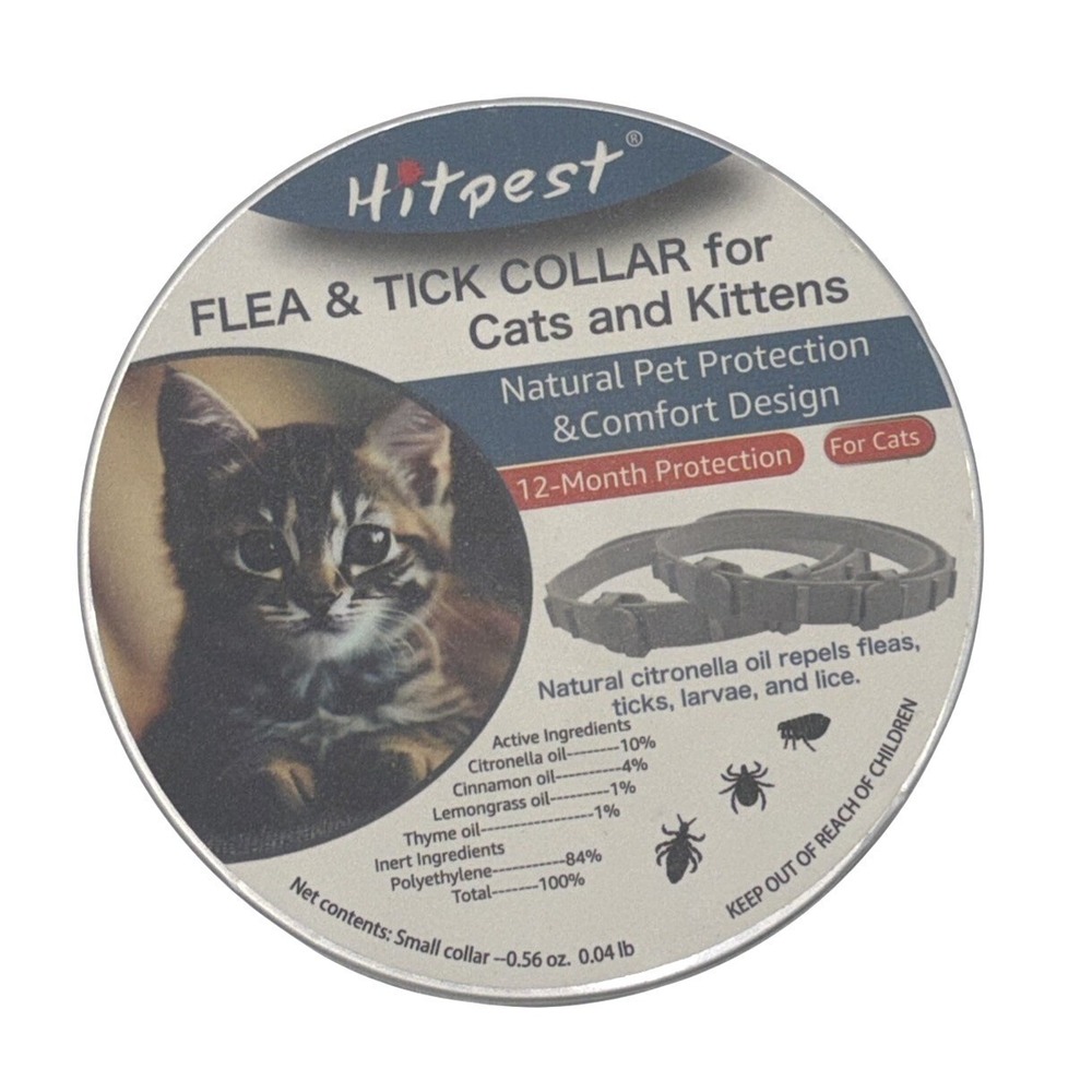 Cat collar‎ Flea and Tick Treatment Waterproof 1 2 Mo. Protection New